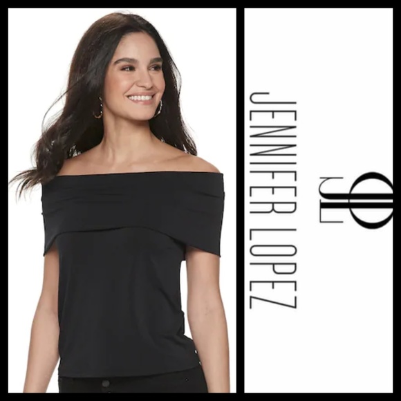 Jennifer Lopez Tops - Jennifer Lopez Black Top NWT